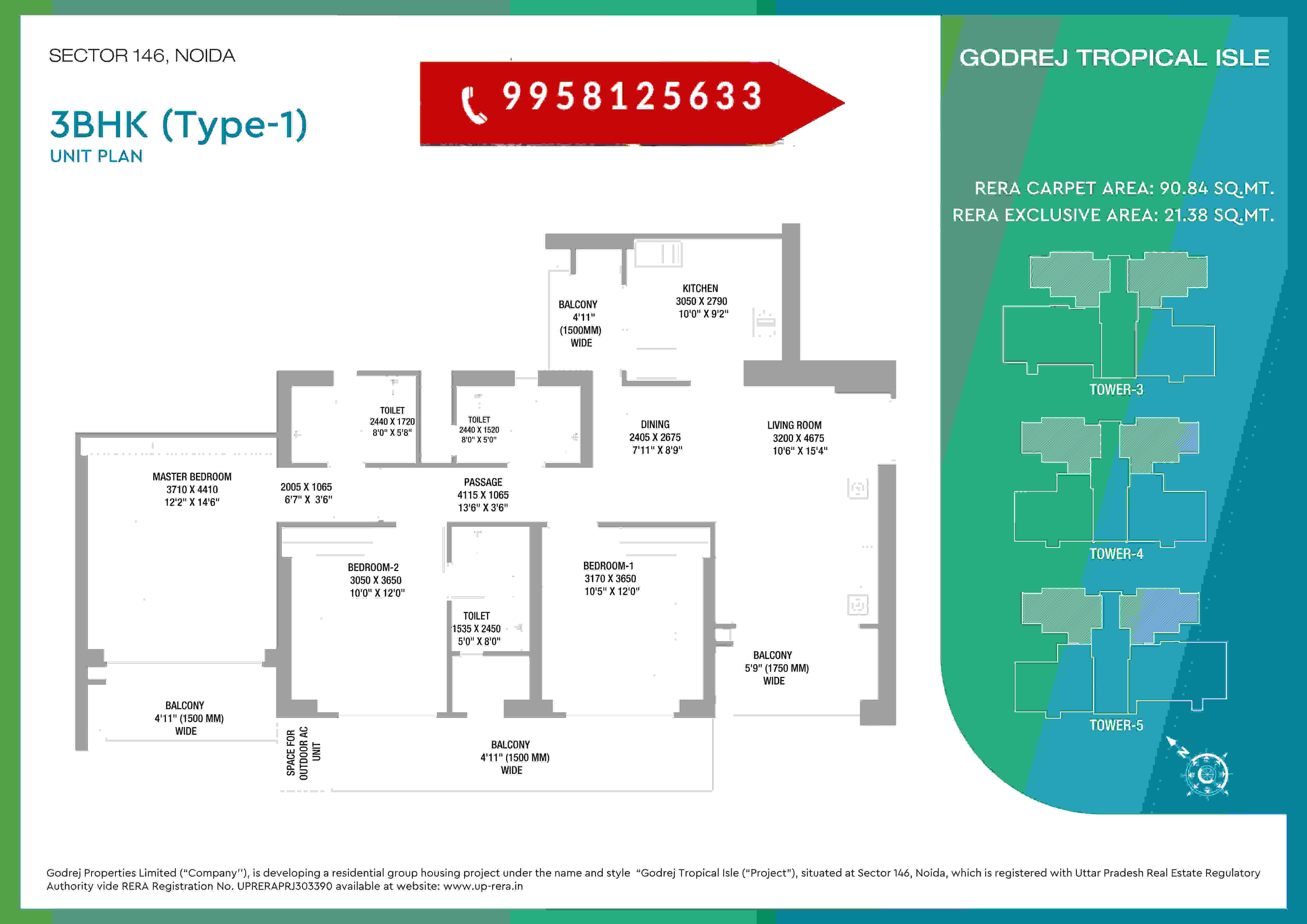 Godrej Tropical Isle Floor Plan