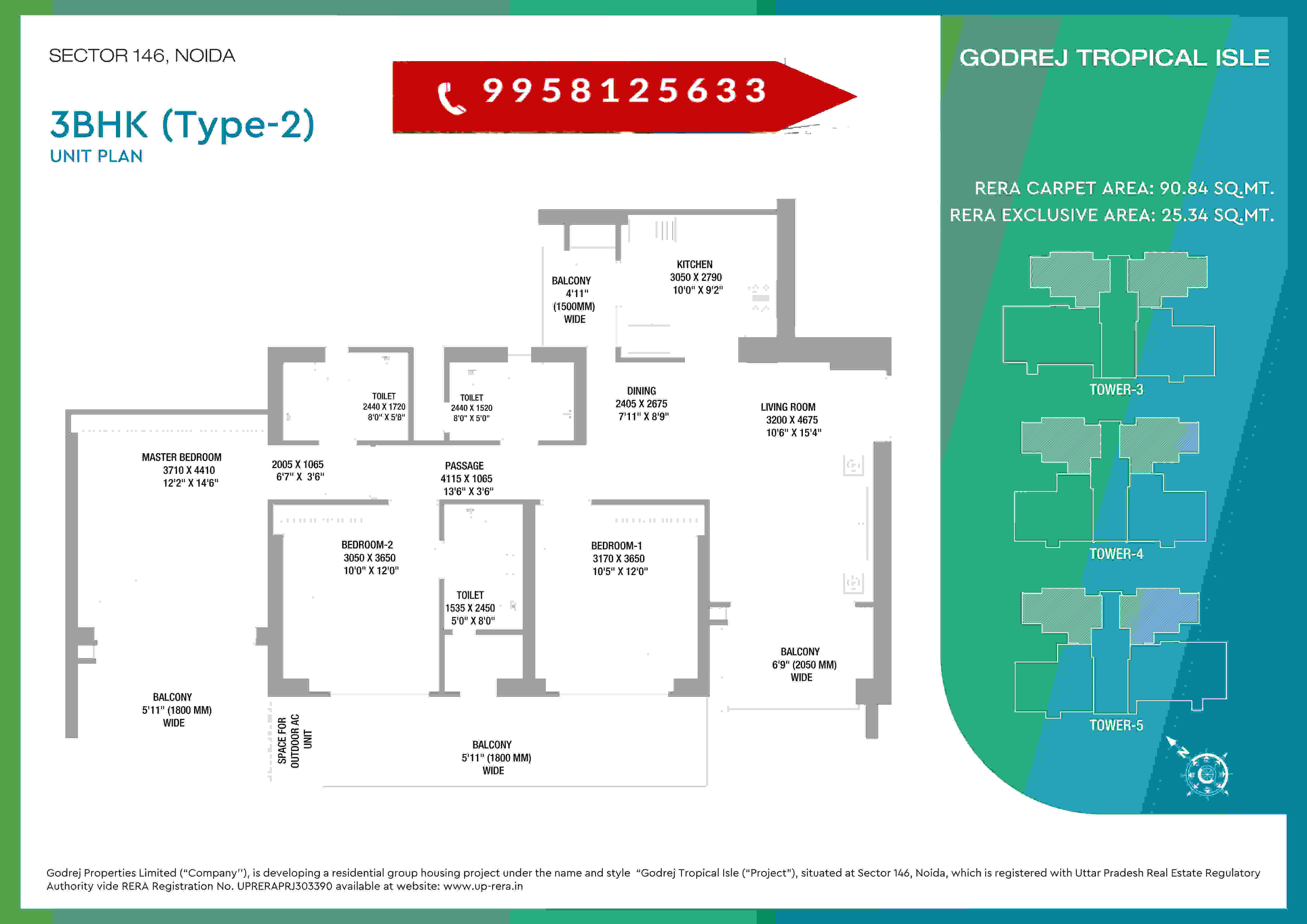 Godrej Tropical Isle Floor Plan